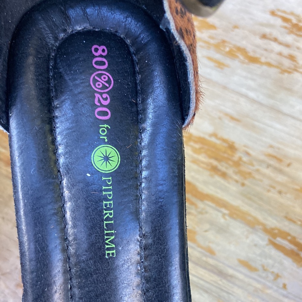 Piperlime Leopard Print Wedges - image 6